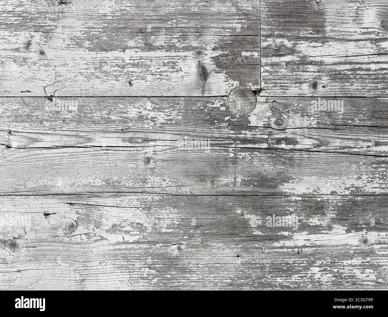 Tavole di legno bianco vintage Foto Stock