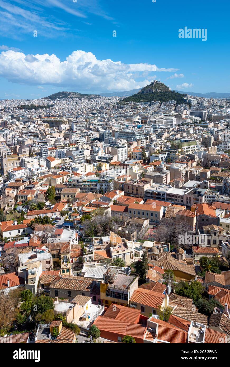 Panorama della città visto dall'acropoli immagini e fotografie stock ad  alta risoluzione - Alamy
