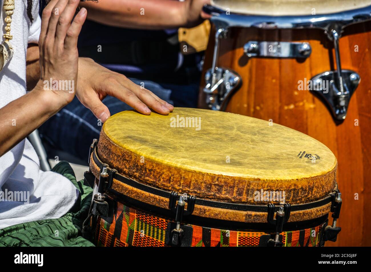 Immagine del tamburo (bango) Foto Stock