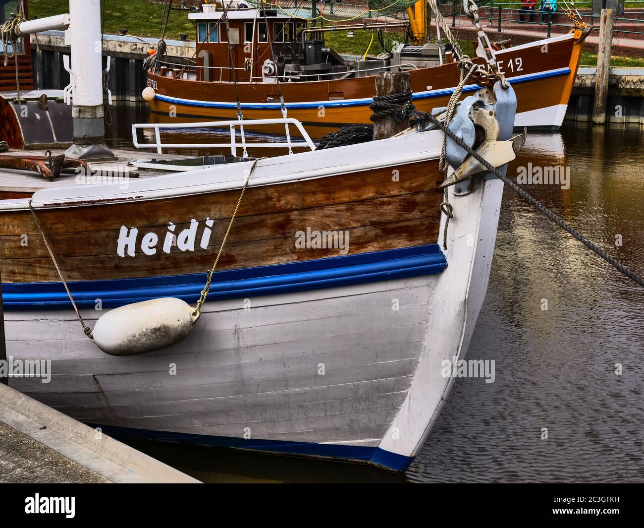 porto di greetsiel Foto Stock