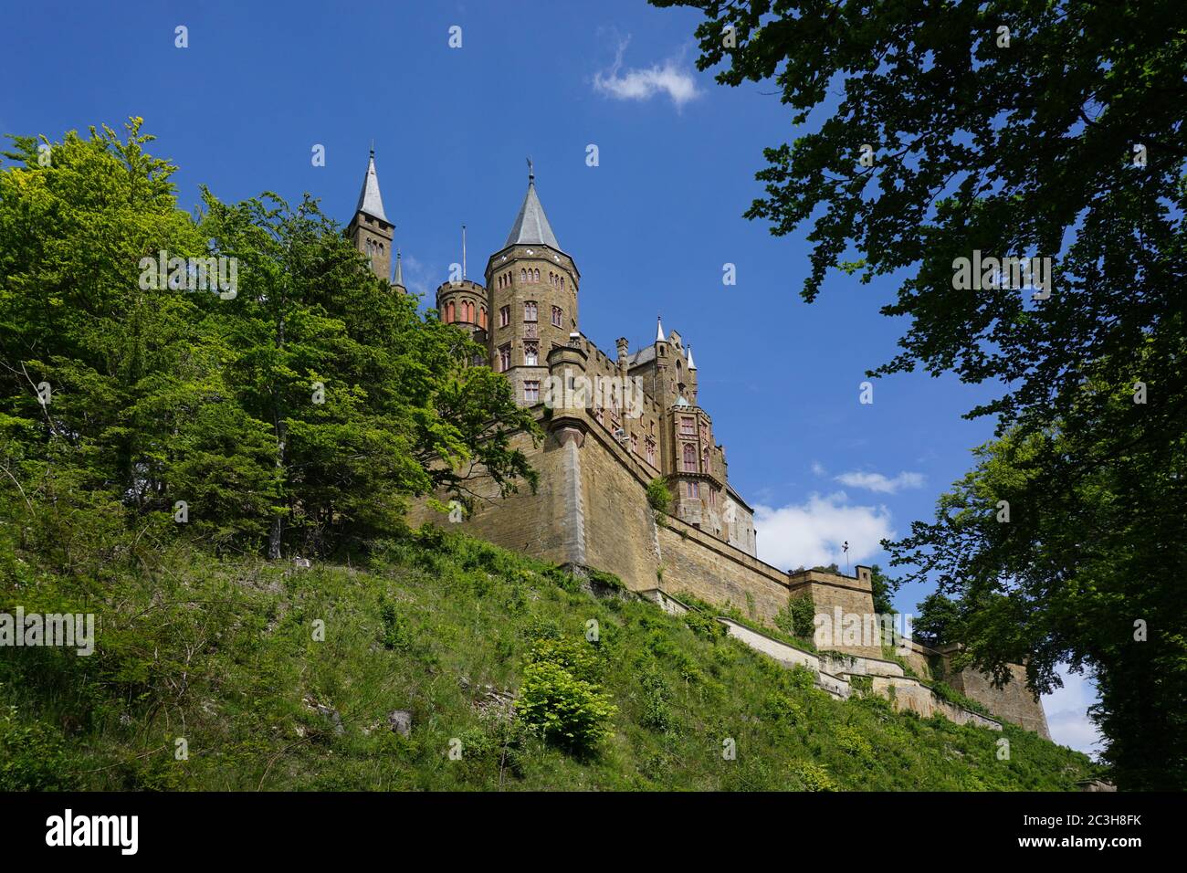 Castello Hohenzollern, Germania Foto Stock