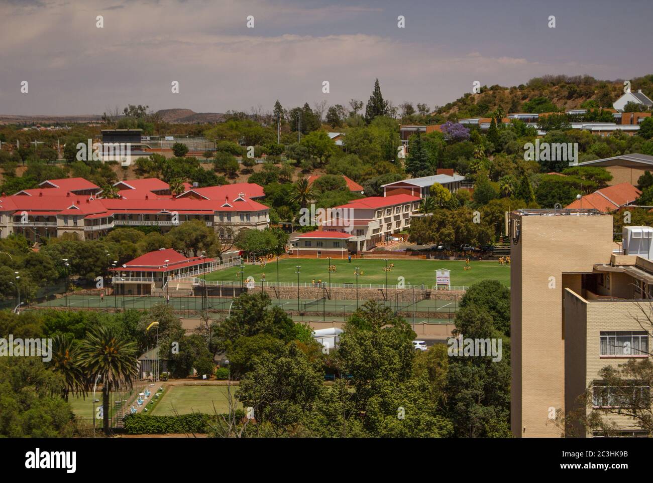 Una delle scuole di Bloemfontein Foto Stock