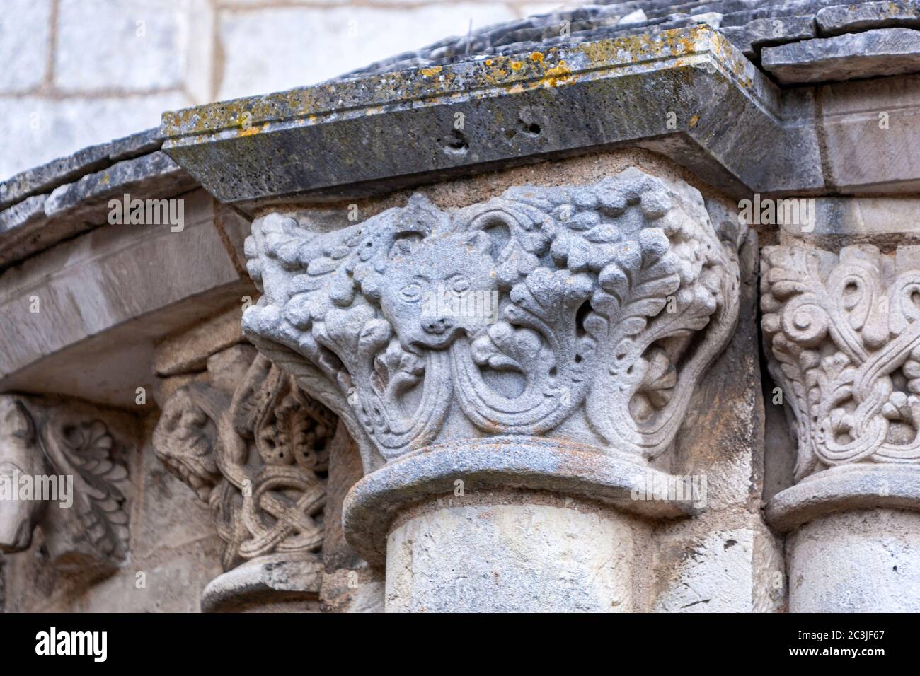 Église Saint-Hilaire le Grand, Poitiers, Nouvelle-Aquitaine, Francia Foto Stock