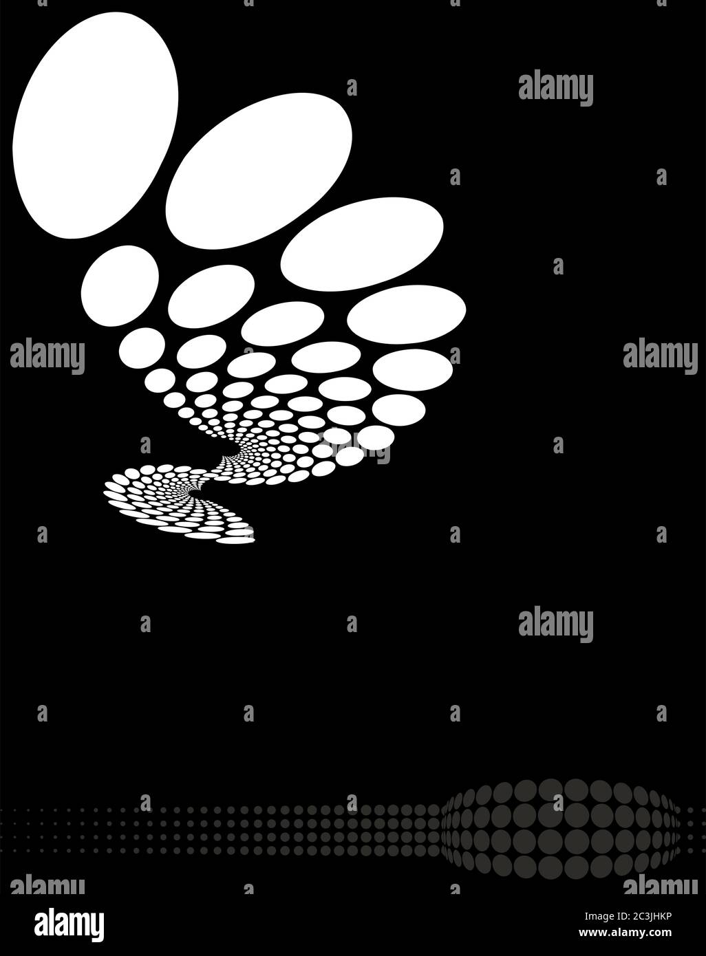 Composizione sfondo, illustrazione vettoriale modello Web (mezzitoni) Illustrazione Vettoriale