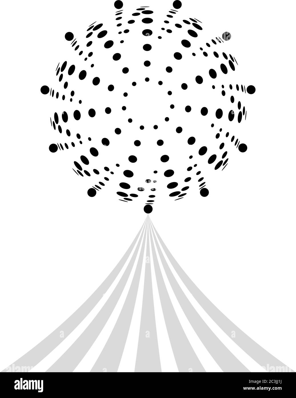 Composizione sfondo, illustrazione vettoriale modello Web (mezzitoni) Illustrazione Vettoriale