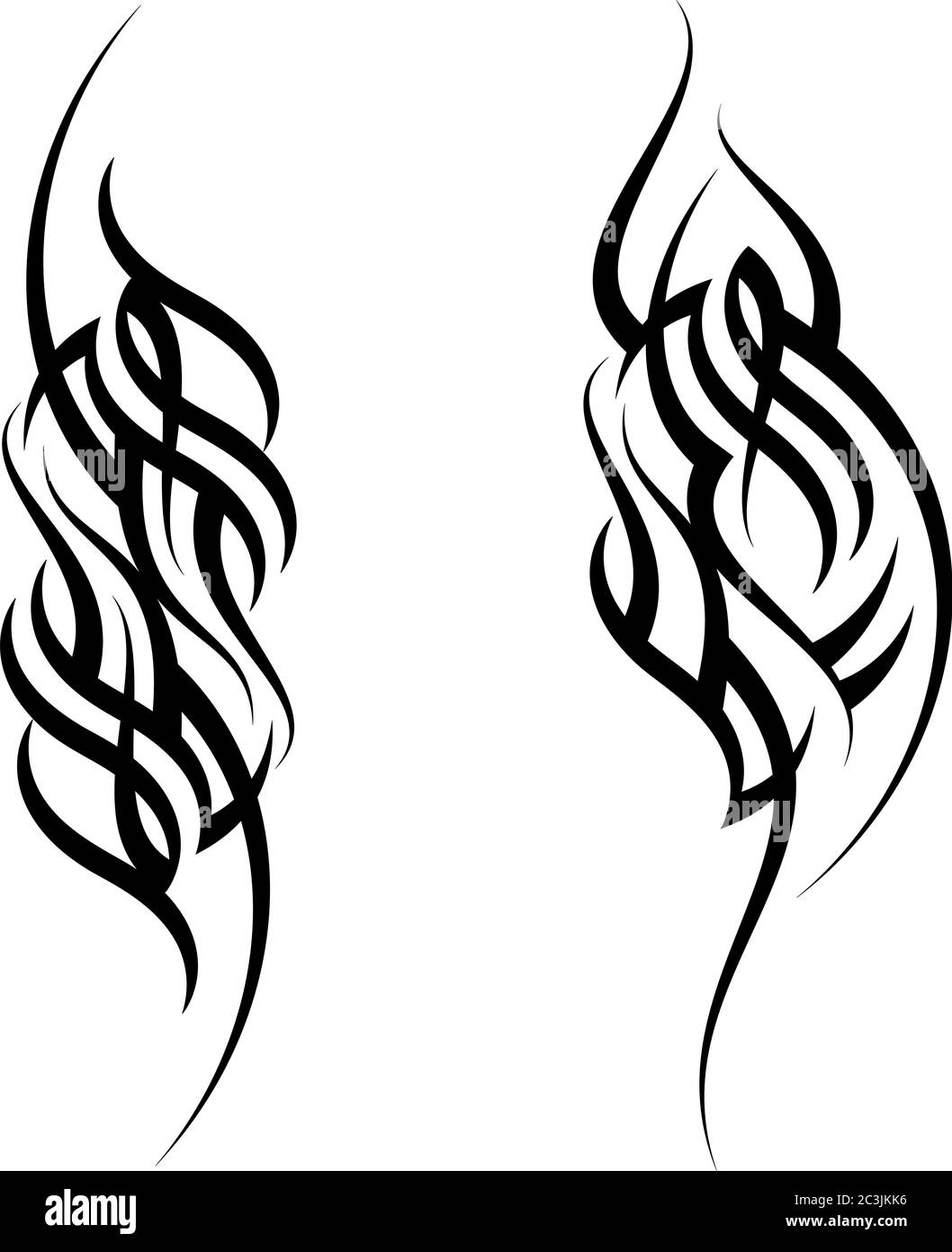 Illustrazione del vettore Tattoo tribale Illustrazione Vettoriale