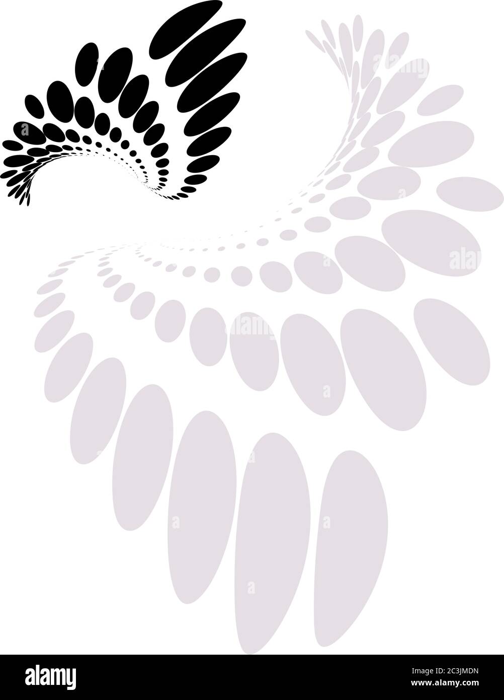 Composizione sfondo, illustrazione vettoriale modello Web (mezzitoni) Illustrazione Vettoriale