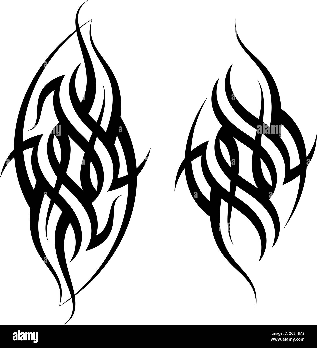 Illustrazione del vettore Tattoo tribale Illustrazione Vettoriale