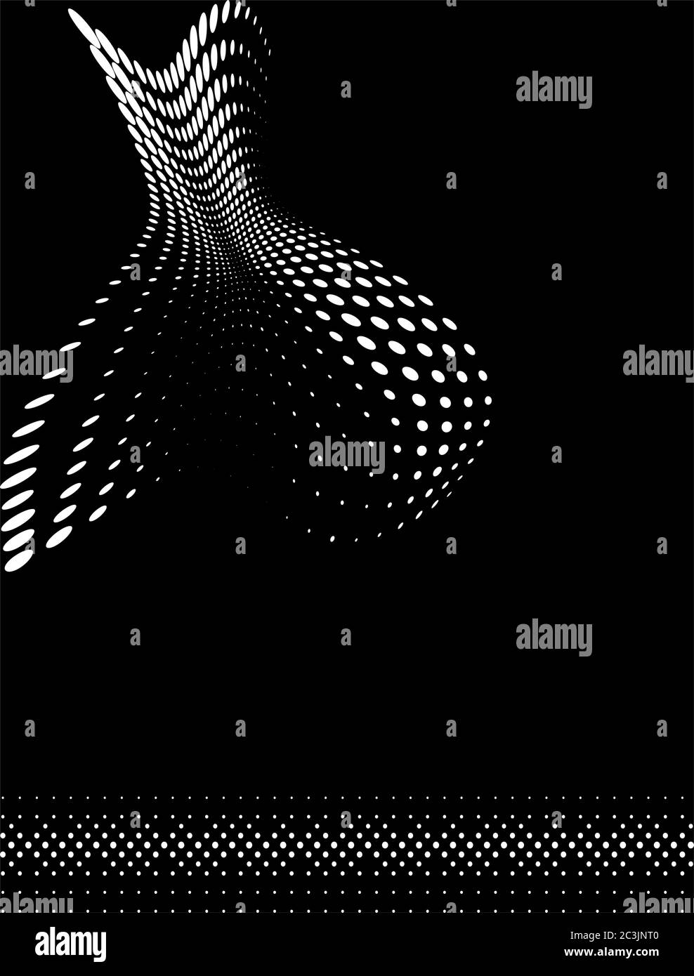 Composizione sfondo, illustrazione vettoriale modello Web (mezzitoni) Illustrazione Vettoriale