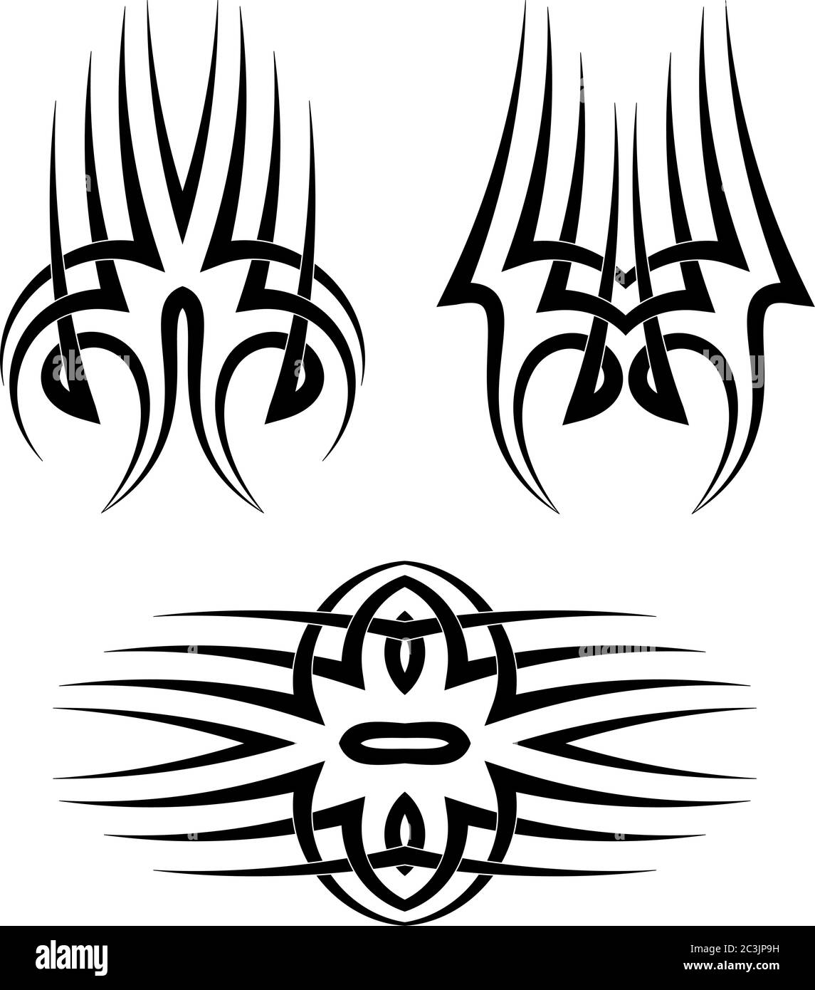 Illustrazione del vettore Tattoo tribale Illustrazione Vettoriale