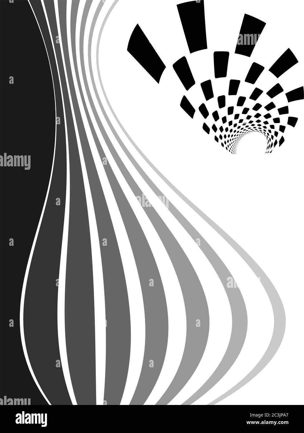 Composizione sfondo, illustrazione vettoriale modello Web (mezzitoni) Illustrazione Vettoriale