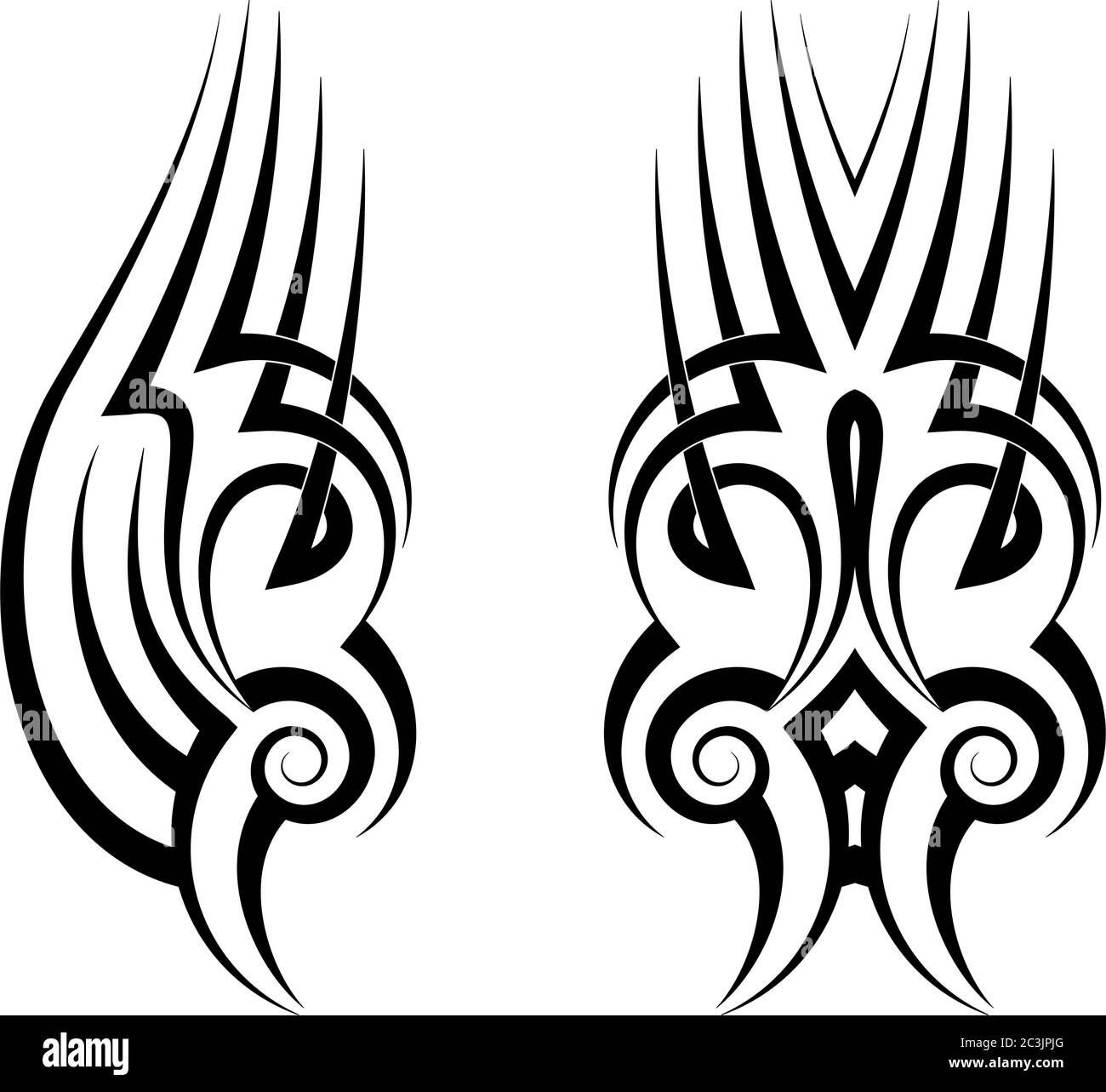 Illustrazione del vettore Tattoo tribale Illustrazione Vettoriale