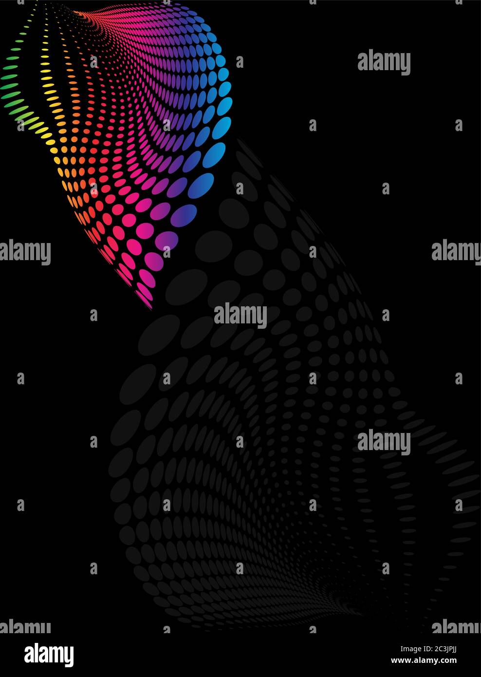 Composizione sfondo, illustrazione vettoriale modello Web (mezzitoni) Illustrazione Vettoriale