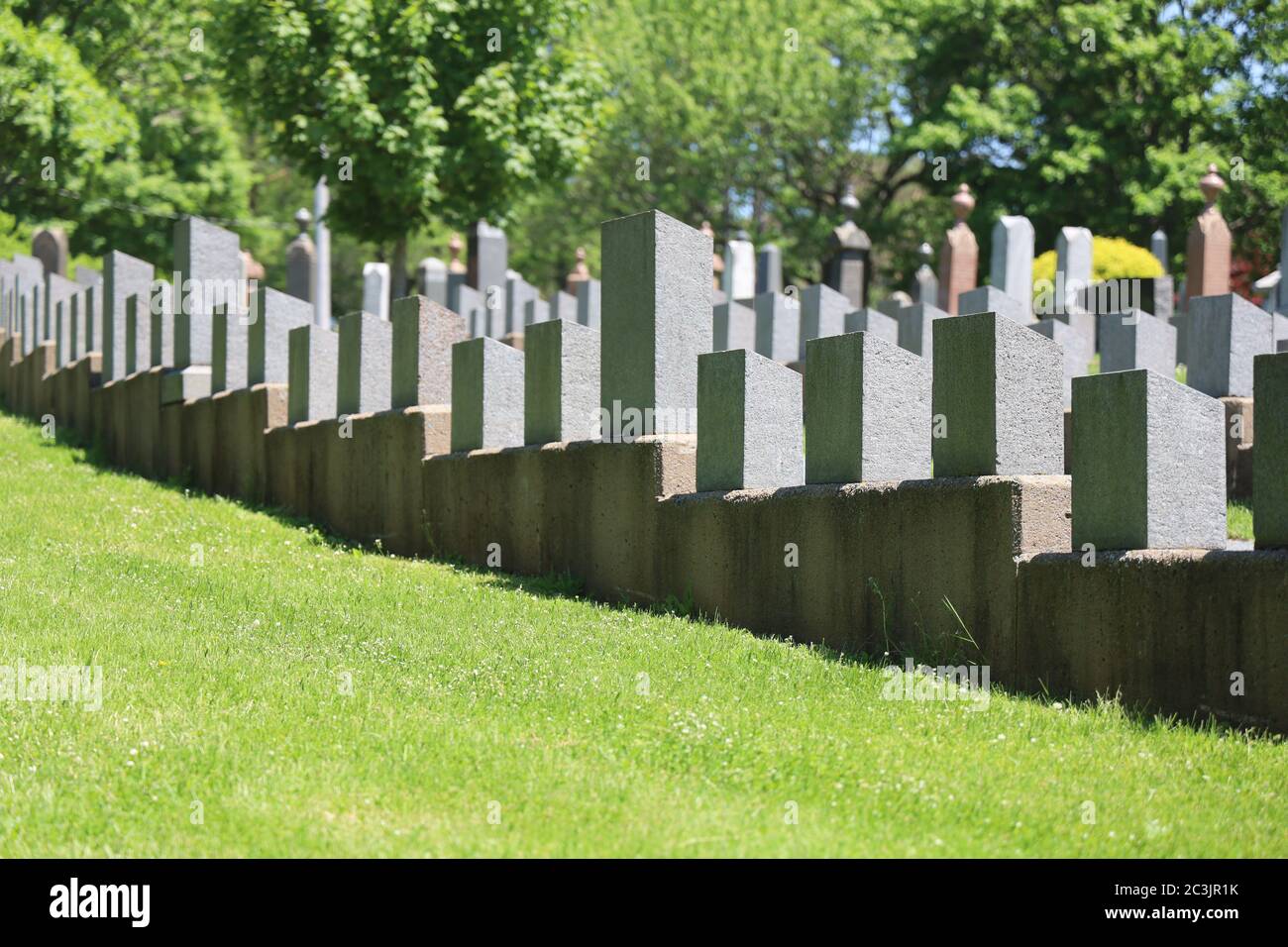 Cimitero Titanic Halifax Nova Scotia Canada. Foto Stock