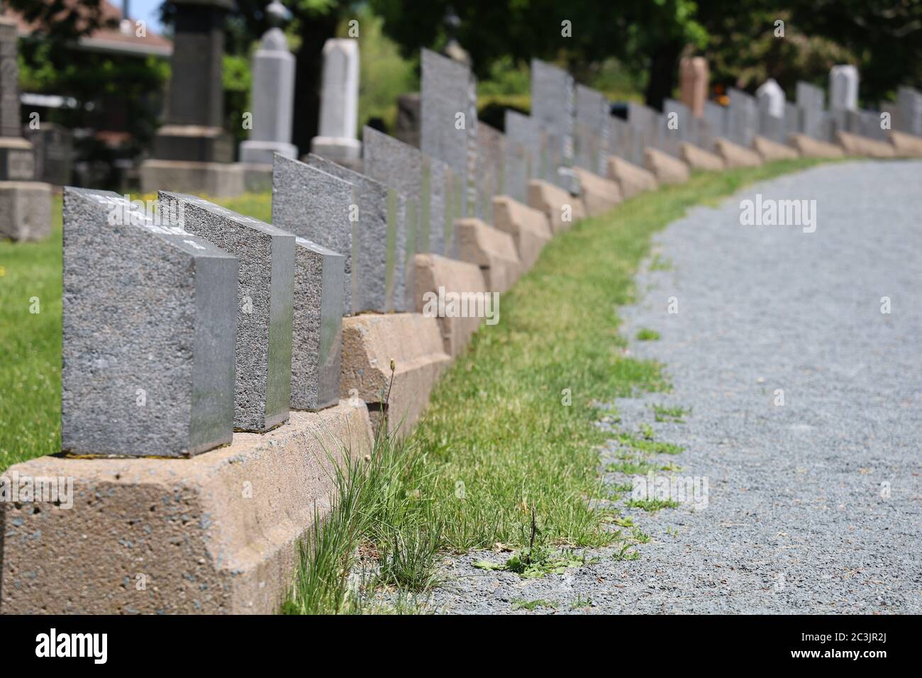 Cimitero Titanic Halifax Nova Scotia Canada. Foto Stock