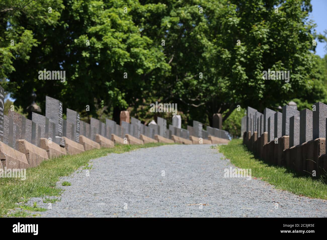 Cimitero Titanic Halifax Nova Scotia Canada. Foto Stock