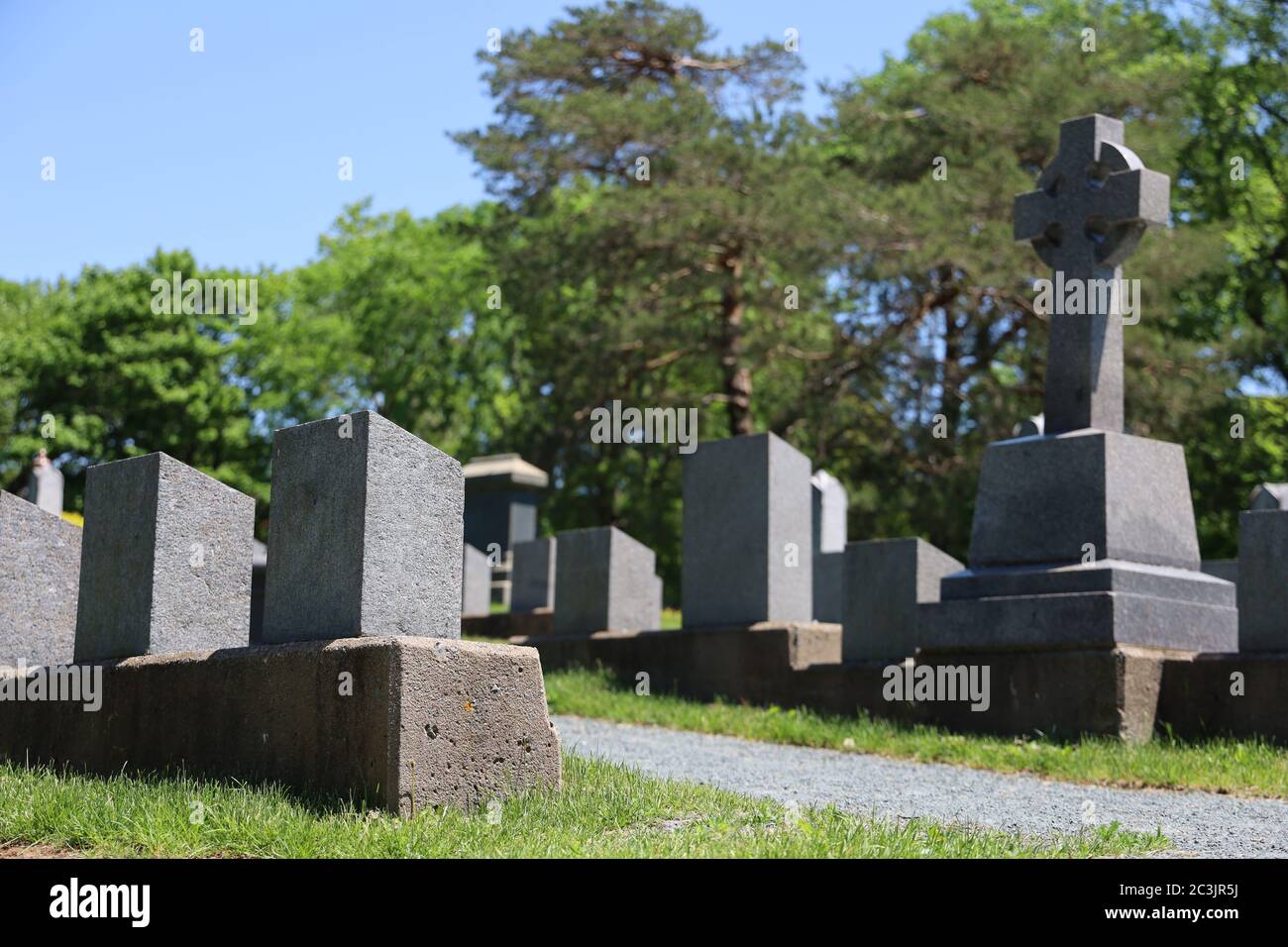 Cimitero Titanic Halifax Nova Scotia Canada. Foto Stock