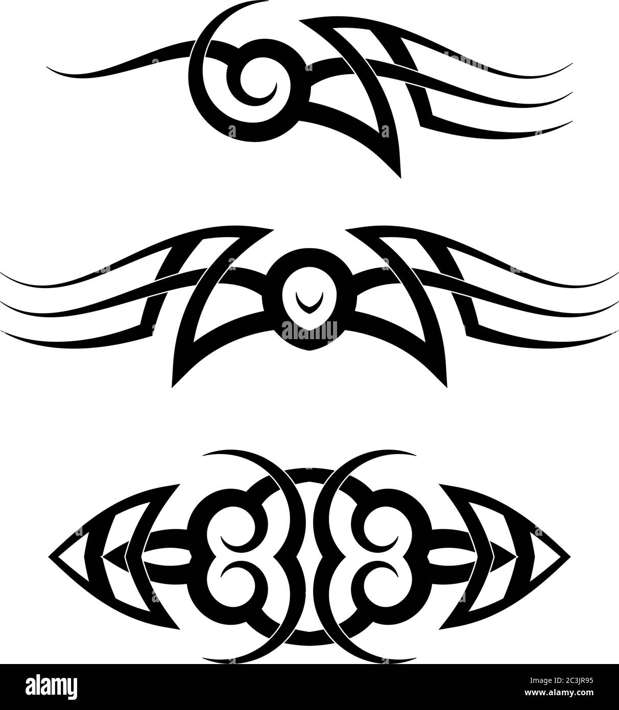 Illustrazione del vettore Tattoo tribale Illustrazione Vettoriale