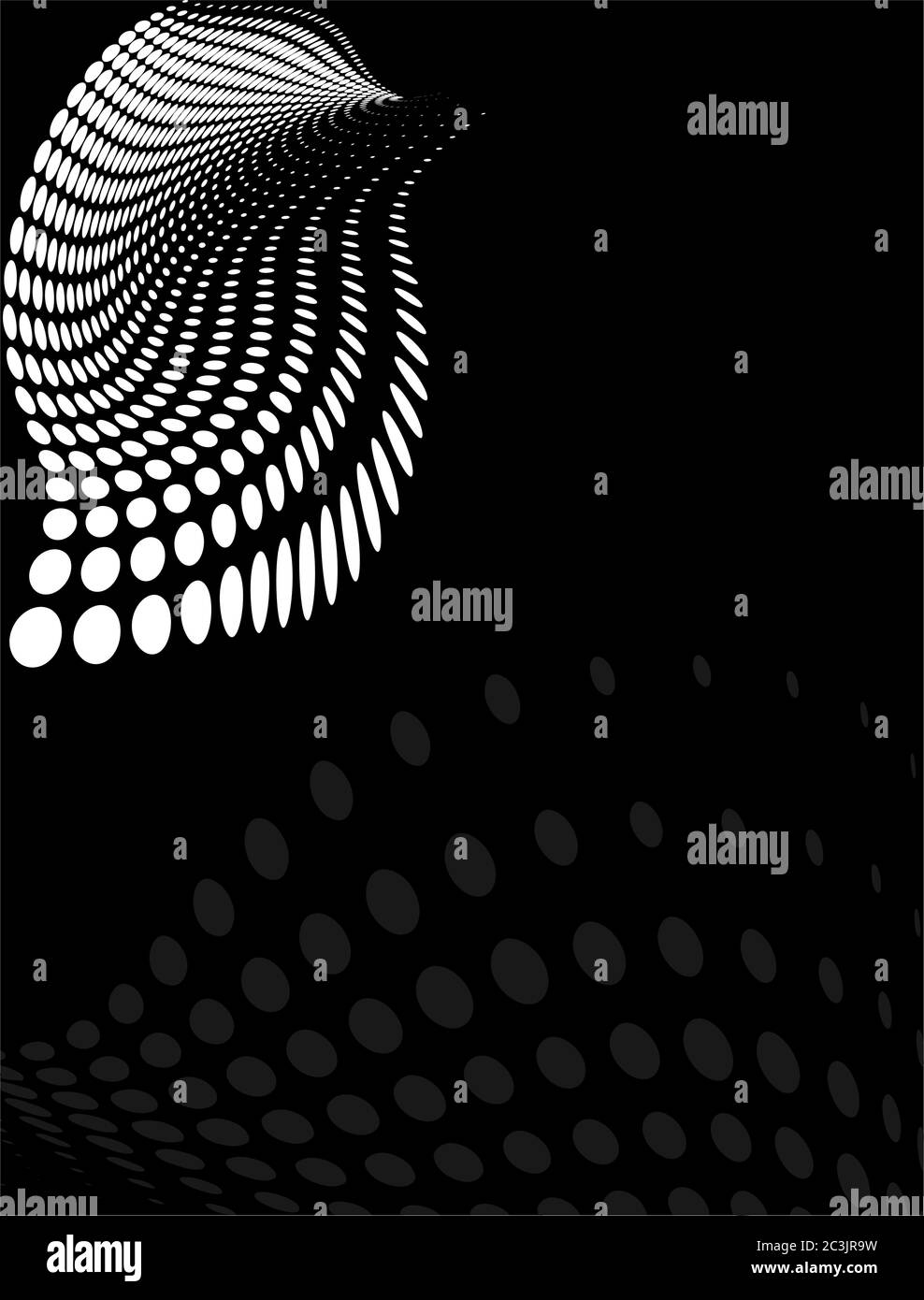 Composizione sfondo, illustrazione vettoriale modello Web (mezzitoni) Illustrazione Vettoriale