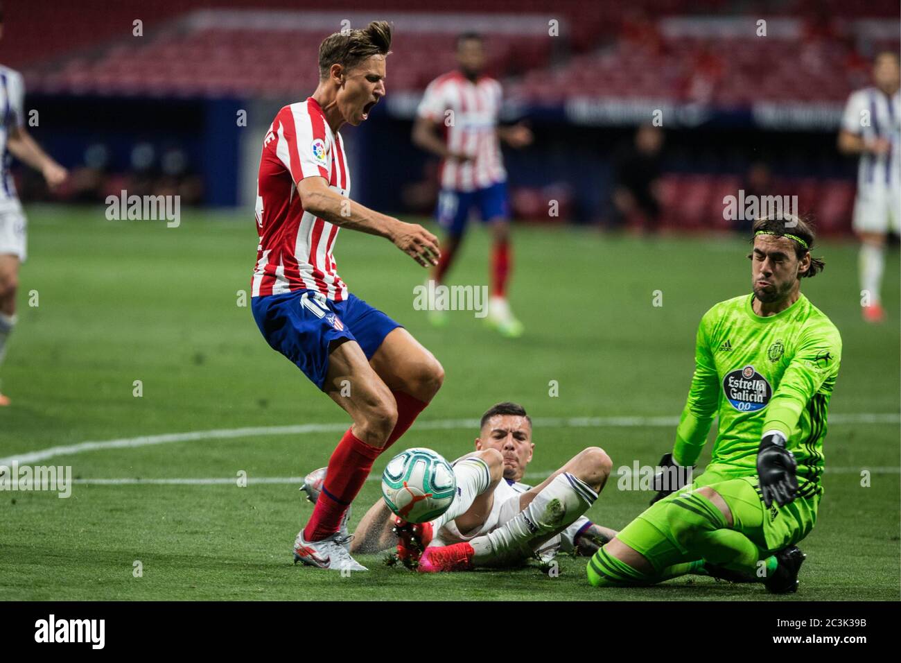 Madrid, Spagna. 20 Giugno 2020. DURANTE IL MATH ATLETICO DE MADRID CONTRO IL REAL VALLADOLID ALLO STADIO WANDA METROLITANO. SABATO, 20 GIUGNO 2020. Credit: STAMPA CORDON/Alamy Live News Foto Stock