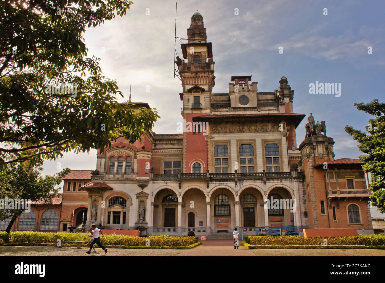 San Paolo, vista sulla strada della città vecchia, Brasile Foto Stock