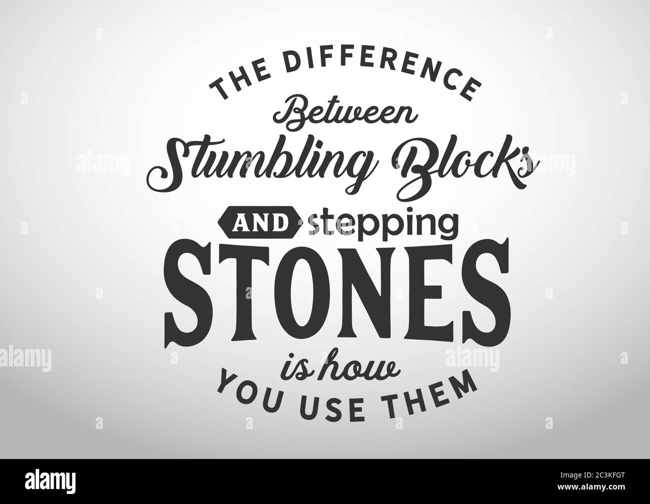 La differenza tra i blocchi di inciampo e le pietre di passo è come li usate Illustrazione Vettoriale