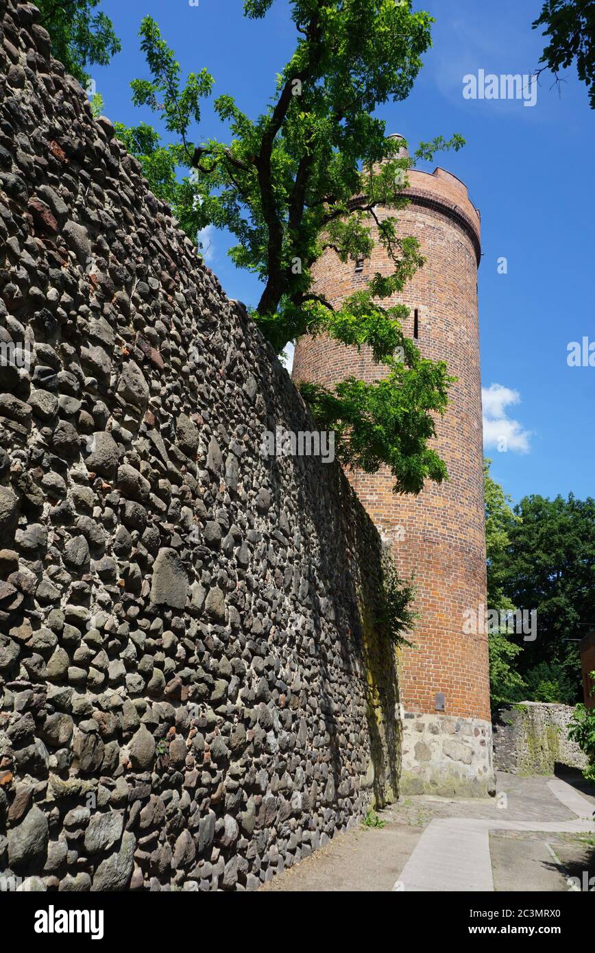 bernau , germania - 16.06.2020, Città Vecchia con mura cittadine Foto Stock
