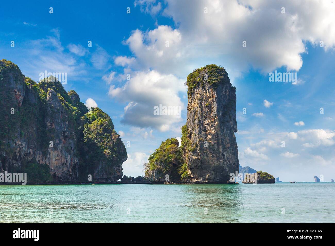 Ao Pai Plong spiaggia, Krabi, Thailandia in una giornata estiva Foto Stock