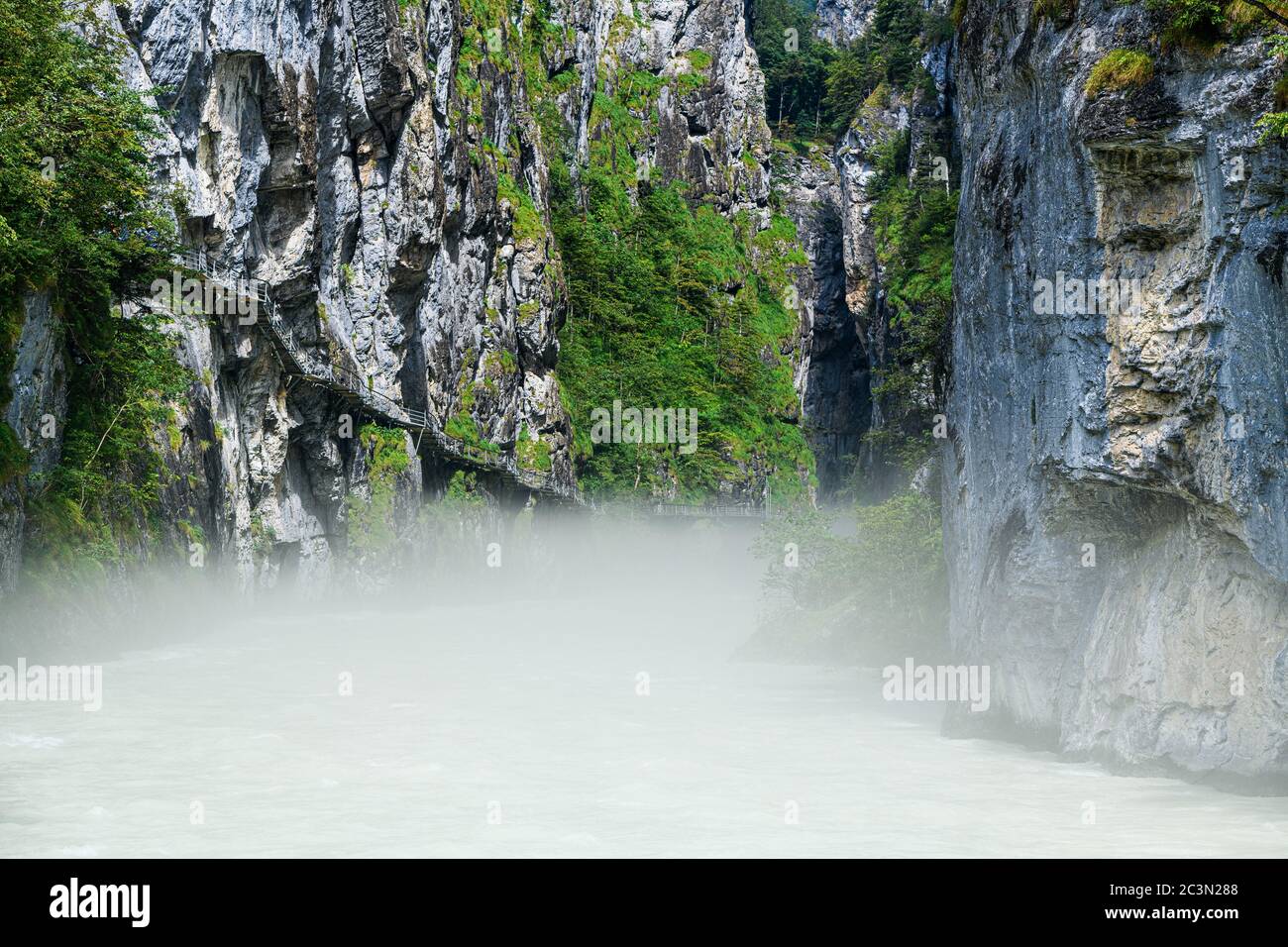 Gola di Aare (Aareschlucht) Foto Stock