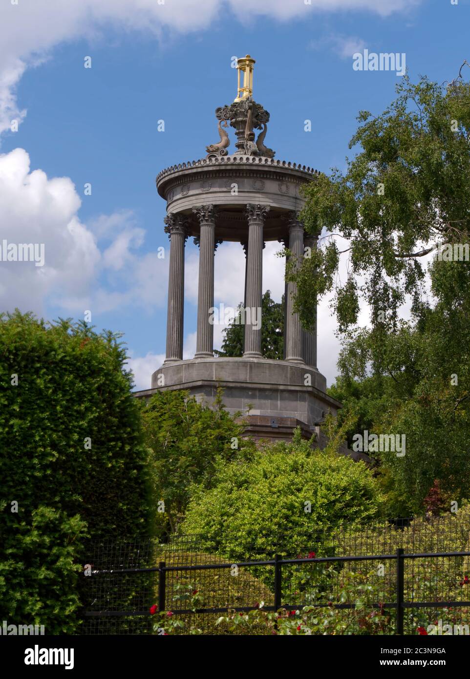 Il Robert Burns Monument, River Doon, Alloway, South Ayrshire, Scotland, UK Foto Stock