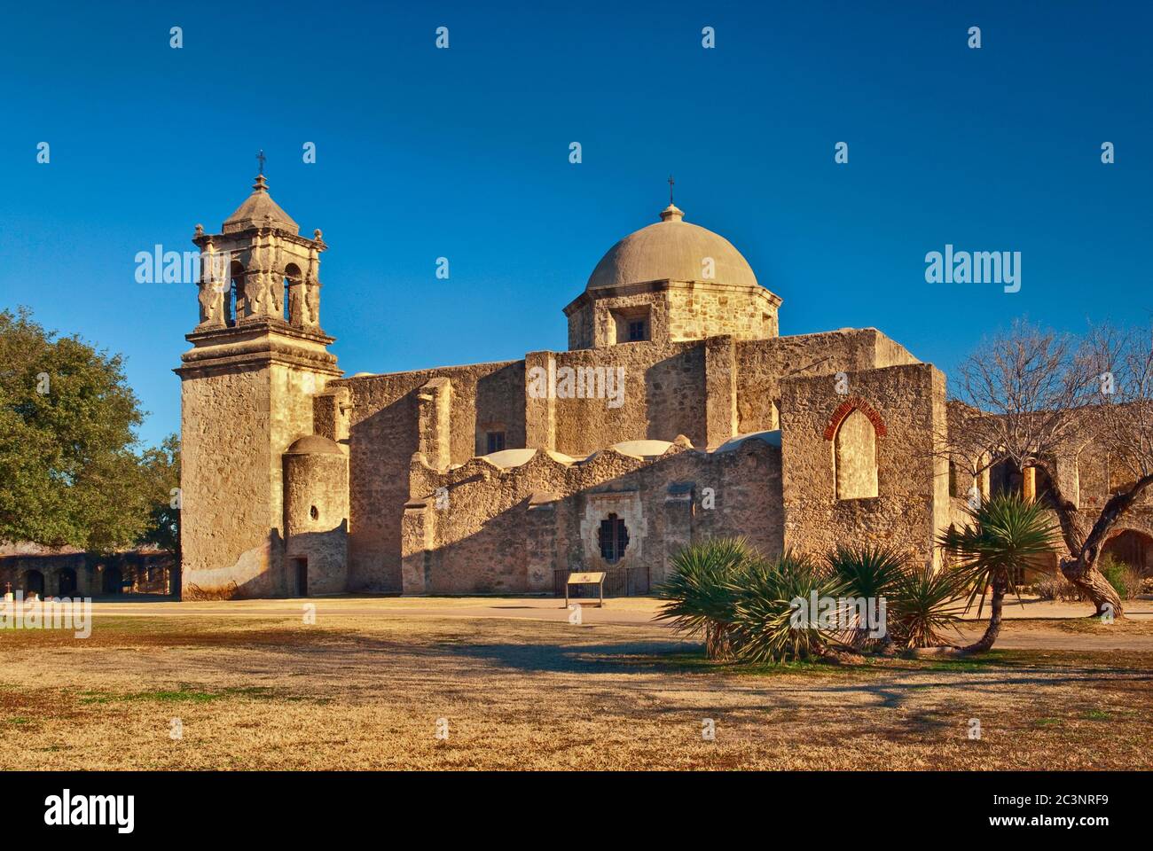 La missione di San Jose di San Antonio, Texas, Stati Uniti d'America Foto Stock