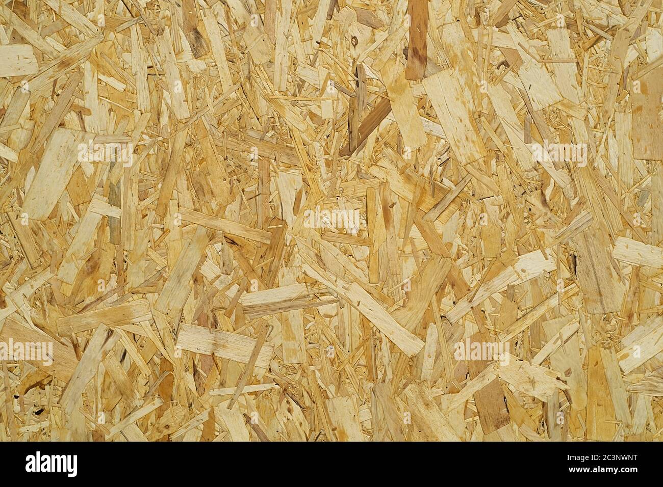 Sfondo neutro, struttura, sfondo, motivo di pezzi di legno, pannello a trefolo orientato, OSB Foto Stock