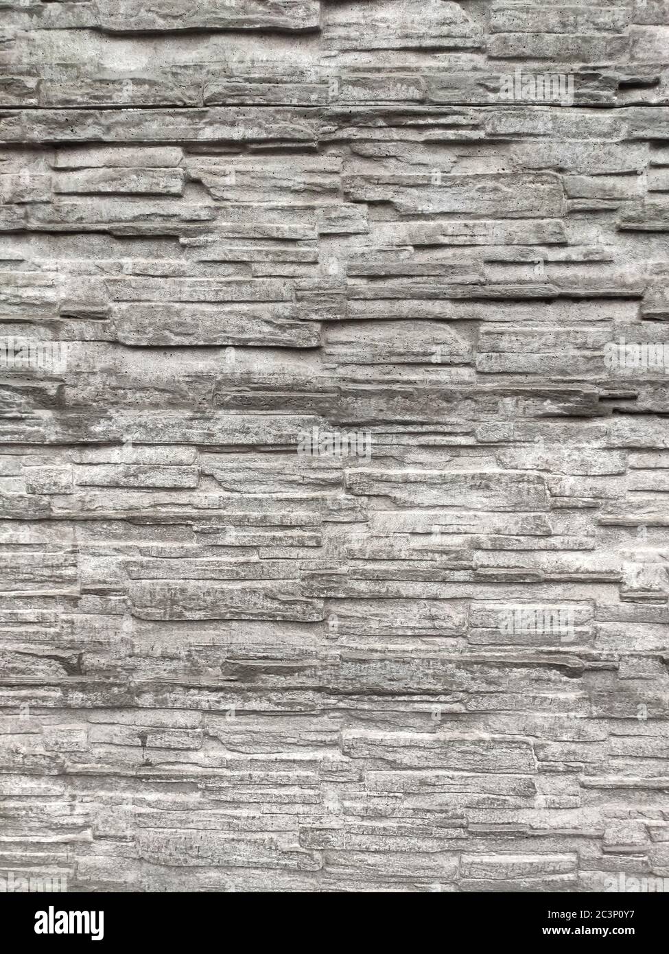 La moderna parete recinto di cemento sfondo grigio texture Foto Stock