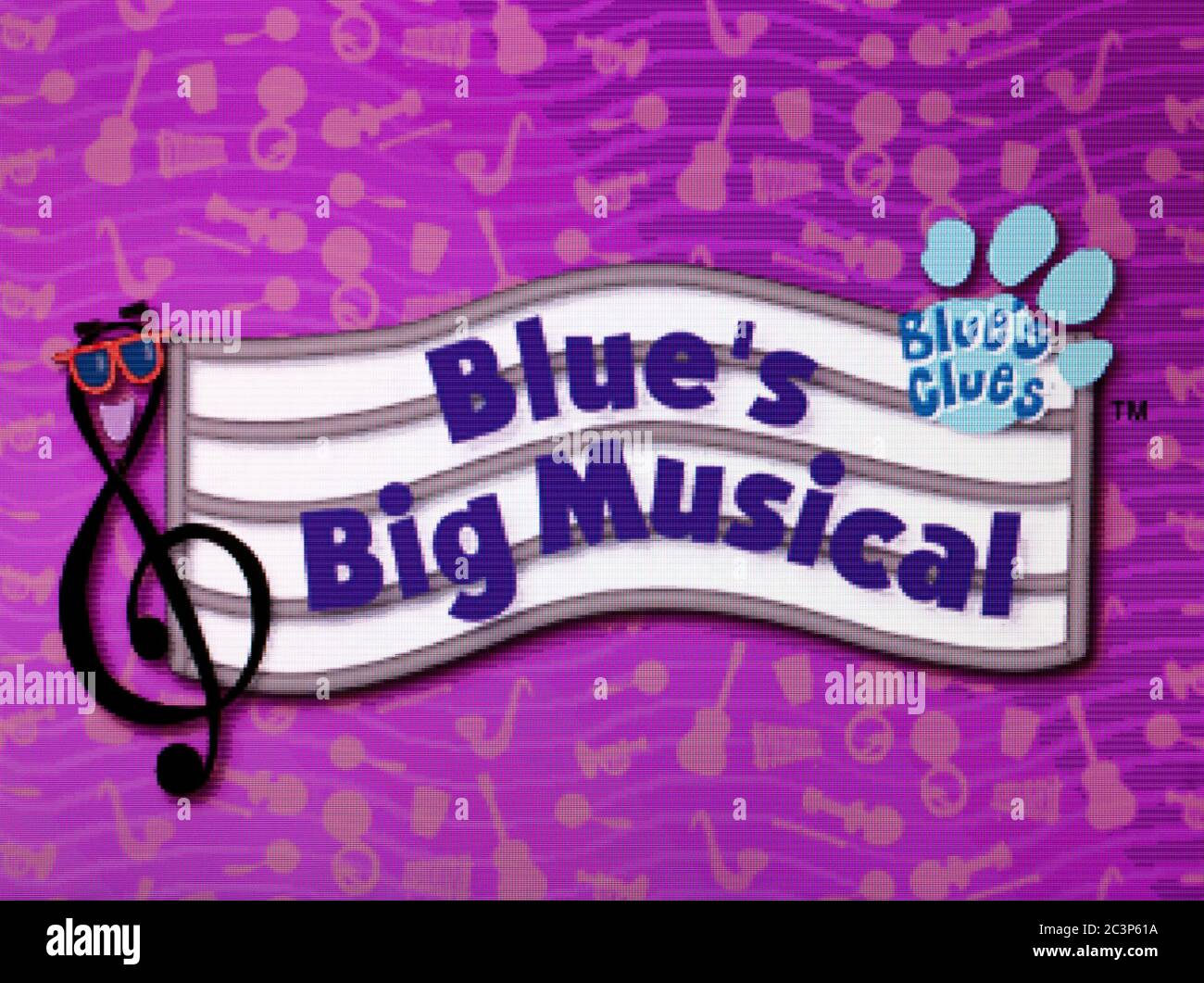 Blue's Clues - Blue's Big Musical - Sony PlayStation 1 PSX - solo per uso editoriale Foto Stock
