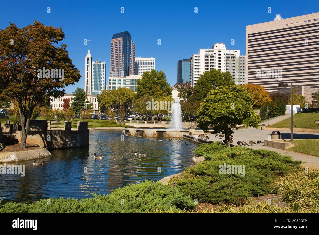 Parco Marshall, Charlotte, North Carolina, STATI UNITI D'AMERICA Foto Stock