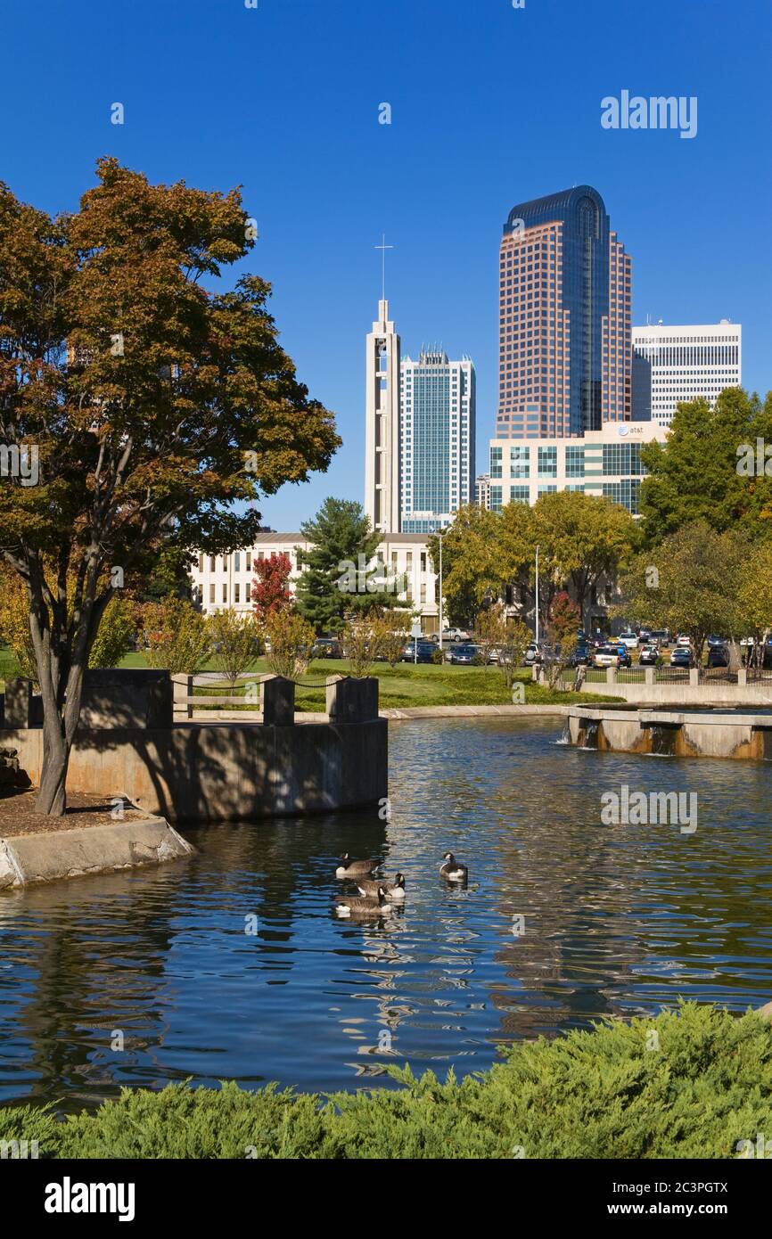 Parco Marshall, Charlotte, North Carolina, STATI UNITI D'AMERICA Foto Stock