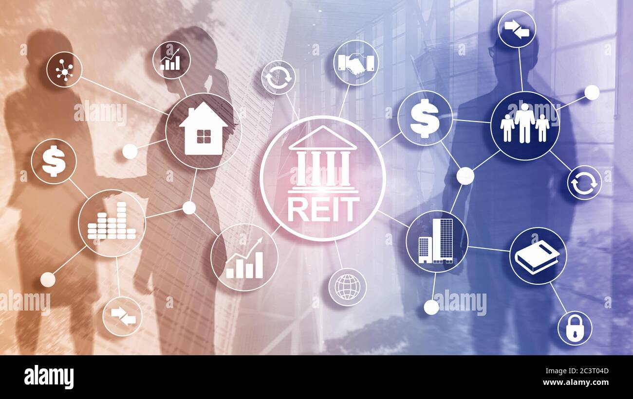 Investimento immobiliare fiducia 2021 Progect. Reit Foto Stock