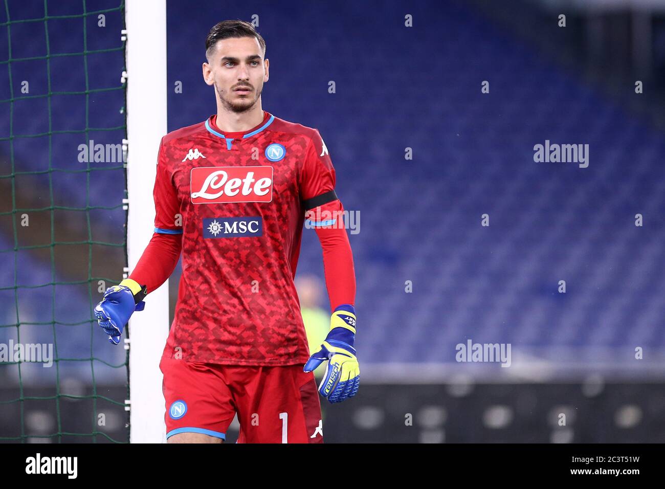 Roma. Italia. 17 giugno 2020. Finale della Coppa Italia. SSC Napoli vs Juventus FC . Alex Meret del SSC Napoli . Foto Stock