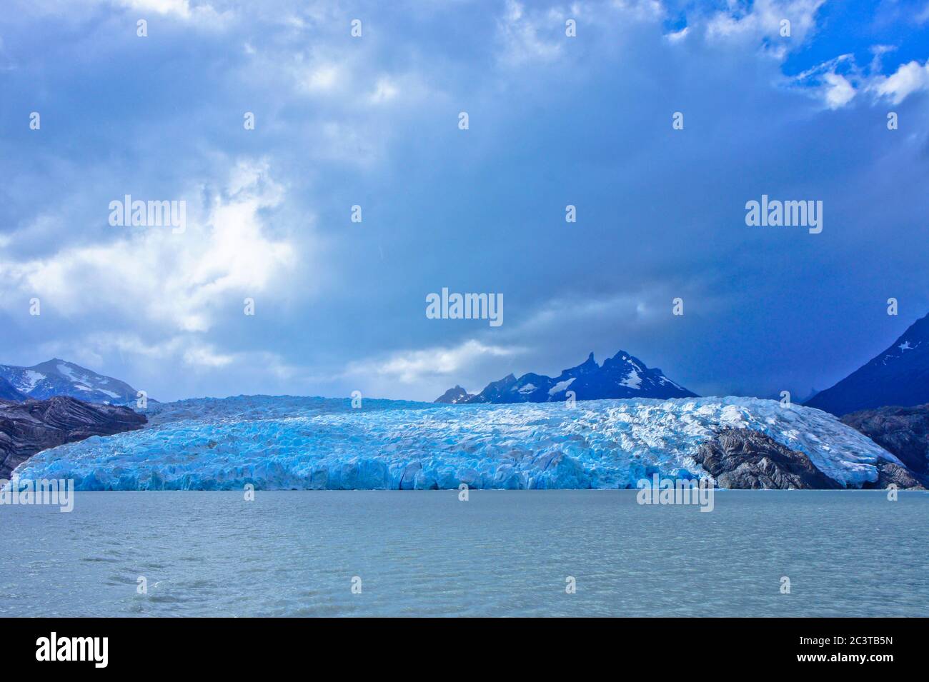 Paesaggio naturale a Torres del Paine, Patagonia, Cile, Sud America Foto Stock