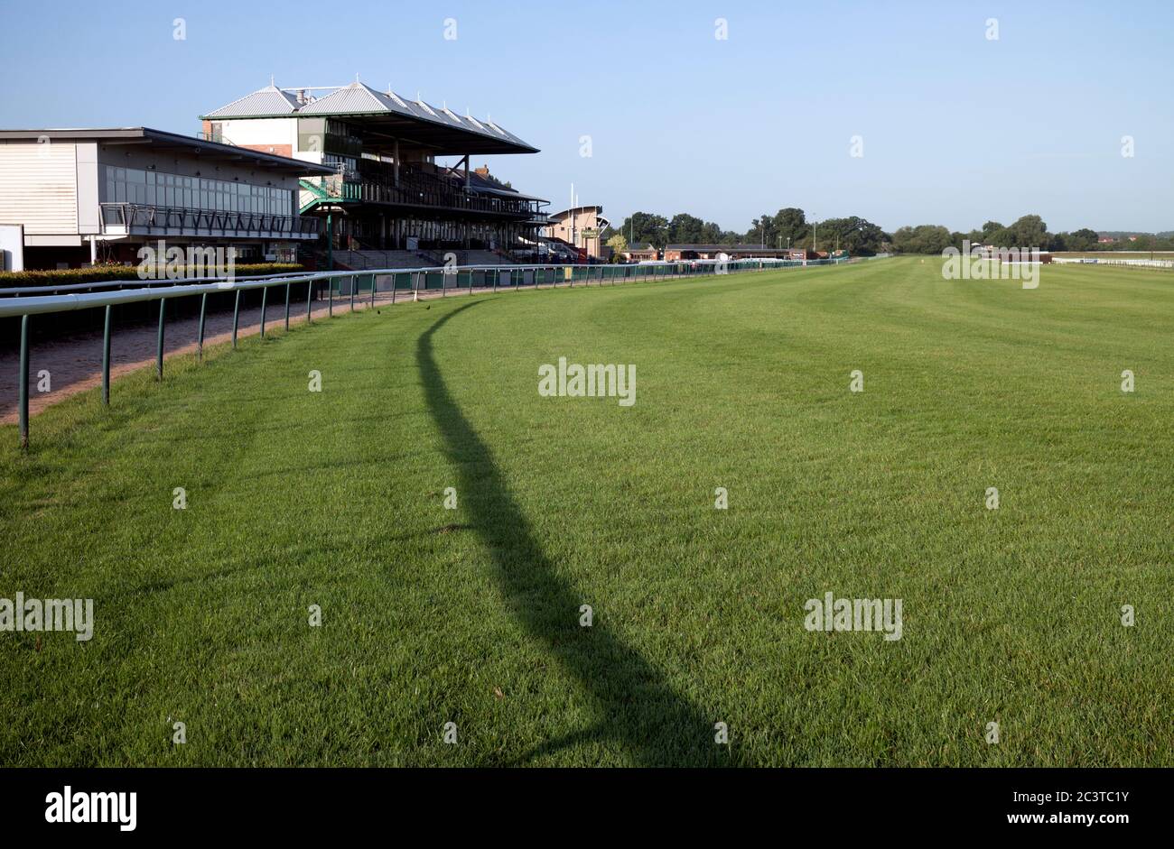 Warwick Racecourse, Warwickshire, Inghilterra, Regno Unito Foto Stock