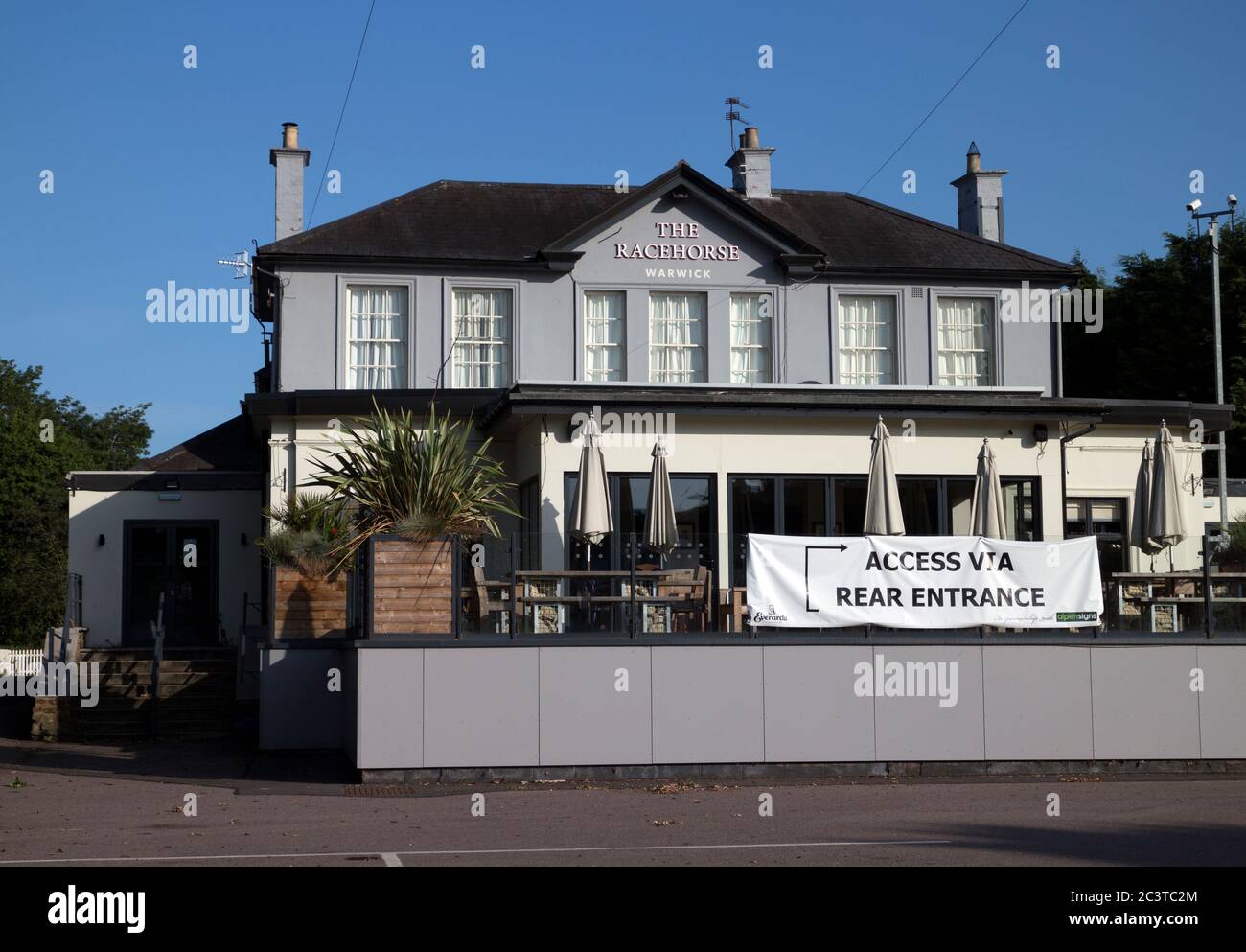 The Racehorse pub, Warwick, Warwickshire, Inghilterra, Regno Unito Foto Stock