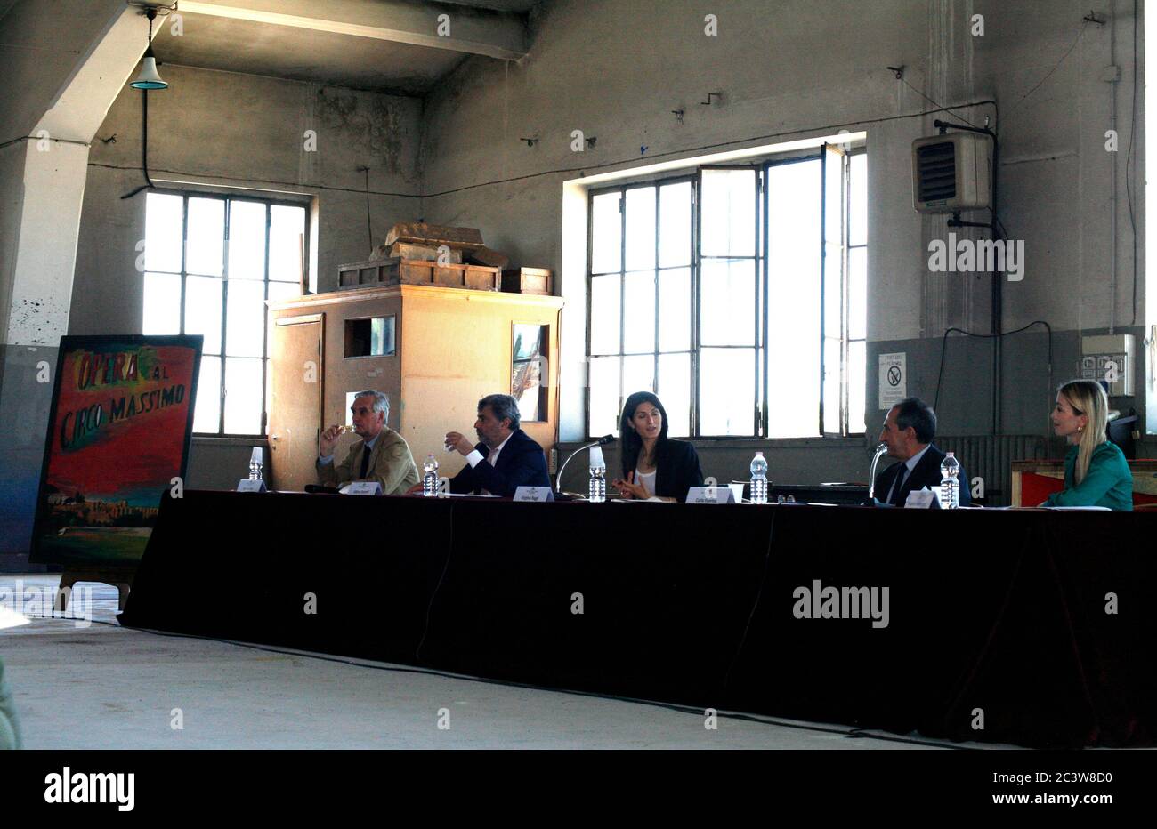 Roma, Italia. 22 Giugno 2020. Roma, Workshop di scenografia del Teatro dell'Opera di Roma: Presentazione della Stagione estiva del Teatro dell'Opera di Roma al Circo massimo. Credit: SPP Sport Press Photo. /Alamy Live News Foto Stock