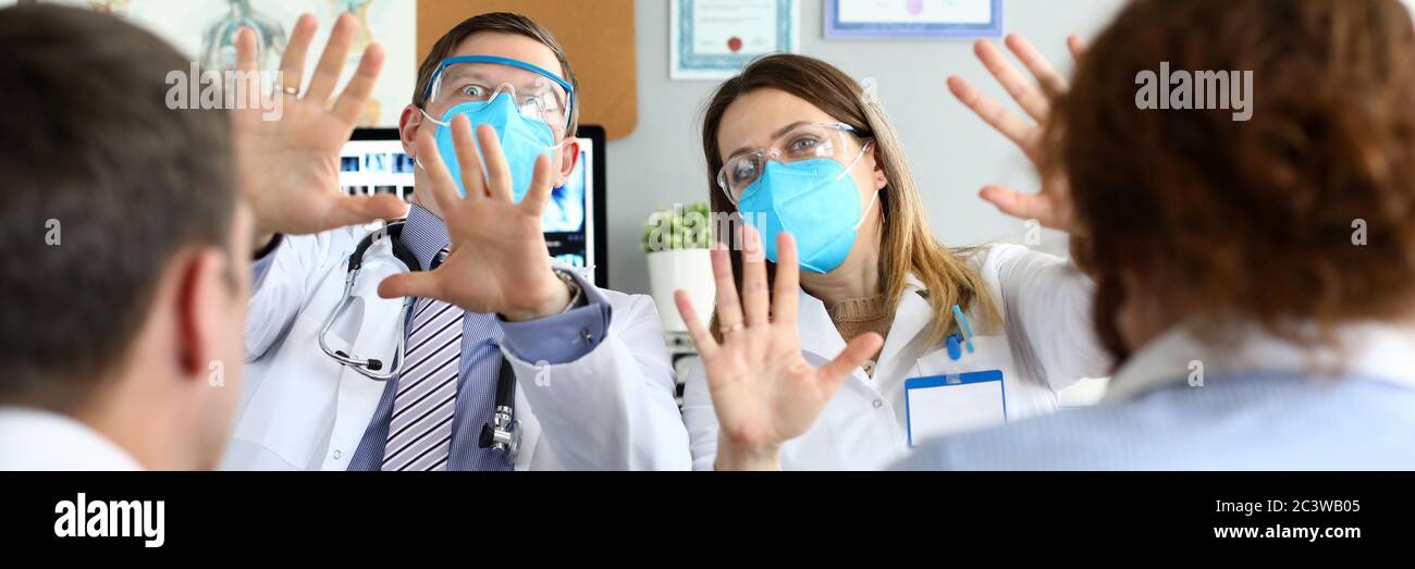 Medicina moderna e ufficio Foto Stock