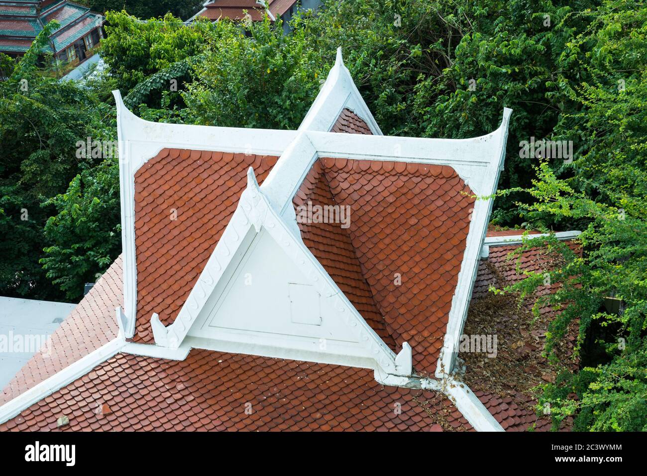 Wat Saket, Bangkok, Thailandia, Asia Foto Stock