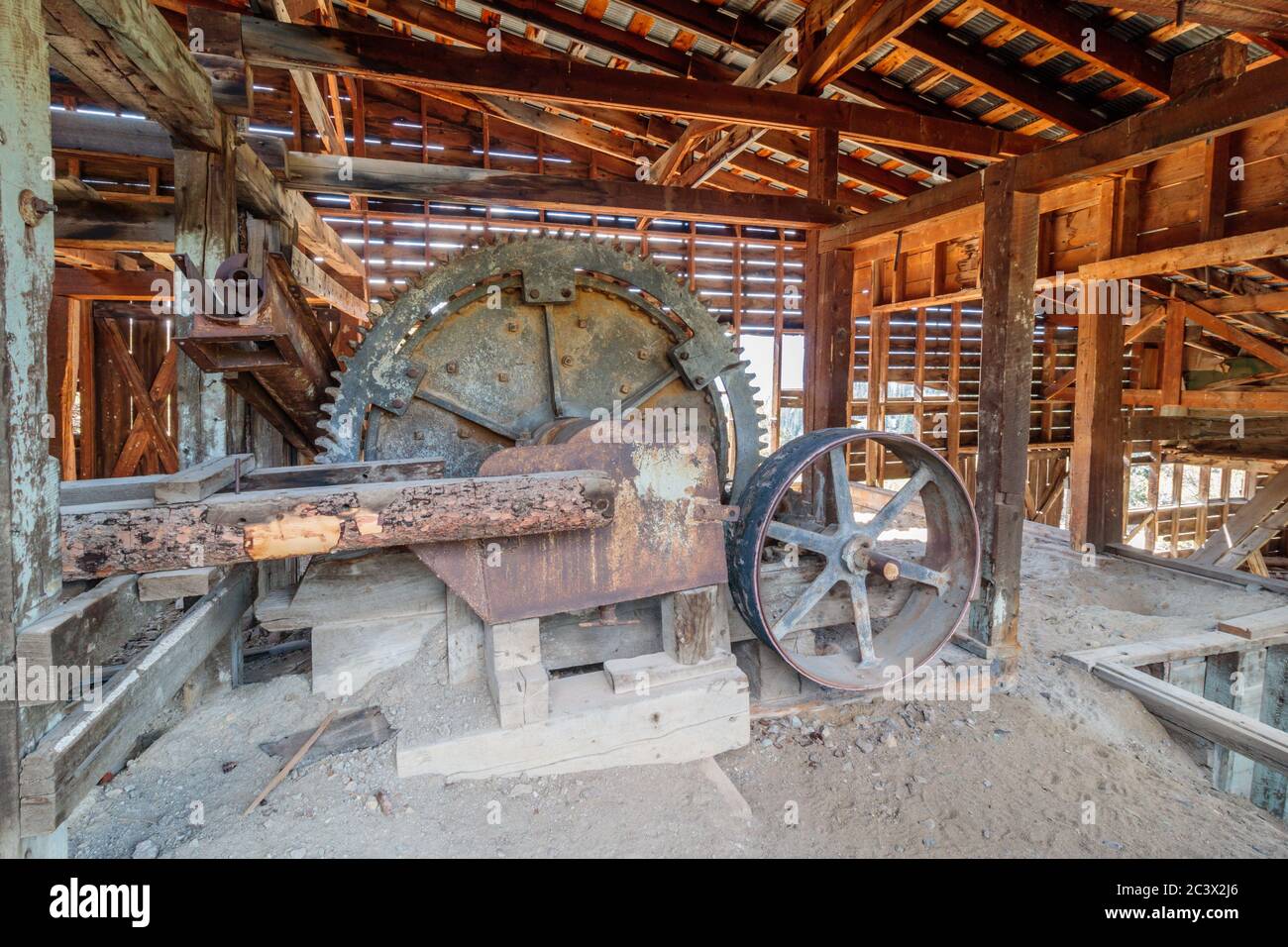 Vecchia miniera d'argento vicino a Creede Colorado Foto Stock