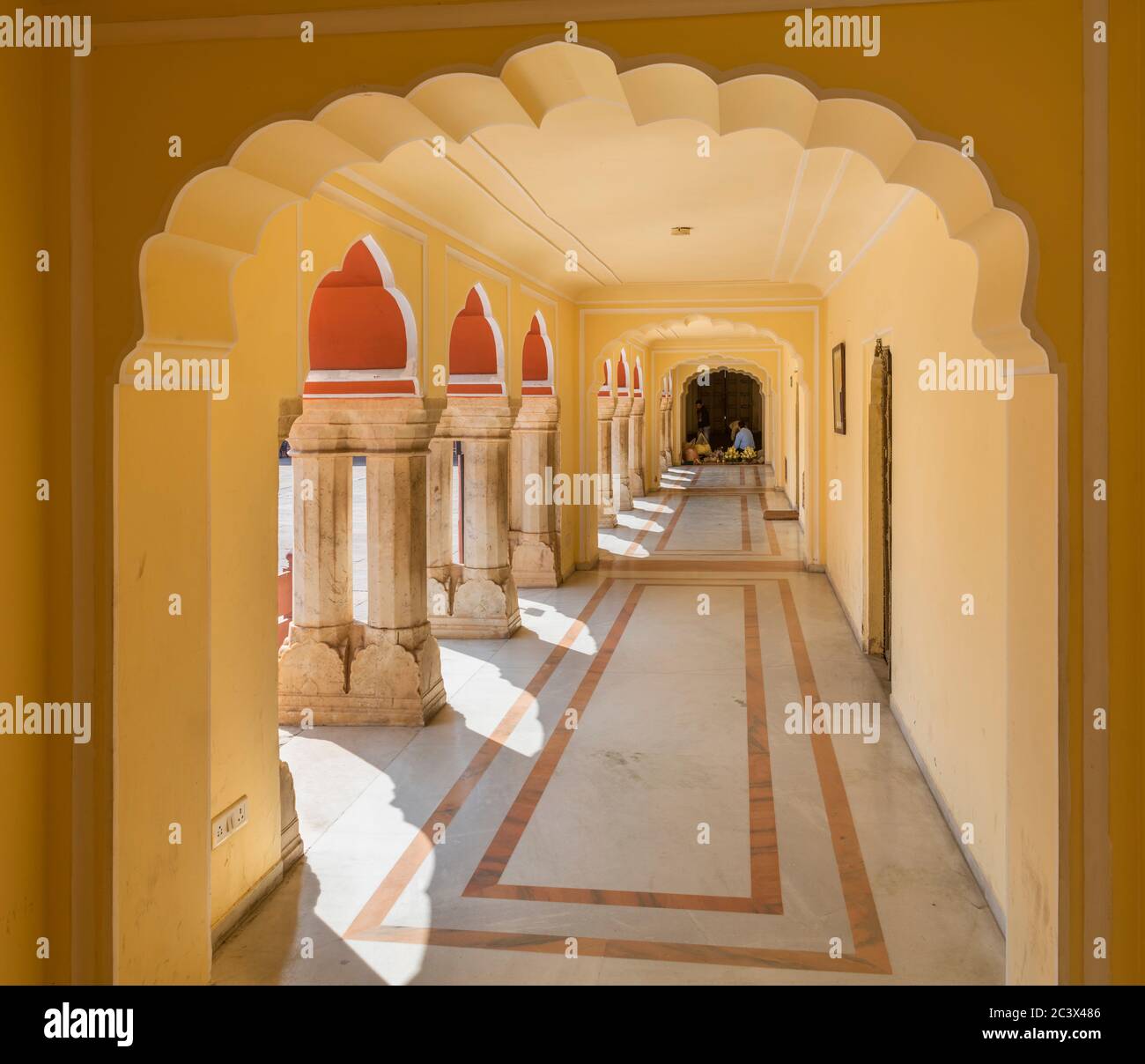 Il Palazzo della Città, Città Vecchia, Jaipur, Rajasthan, India Foto Stock