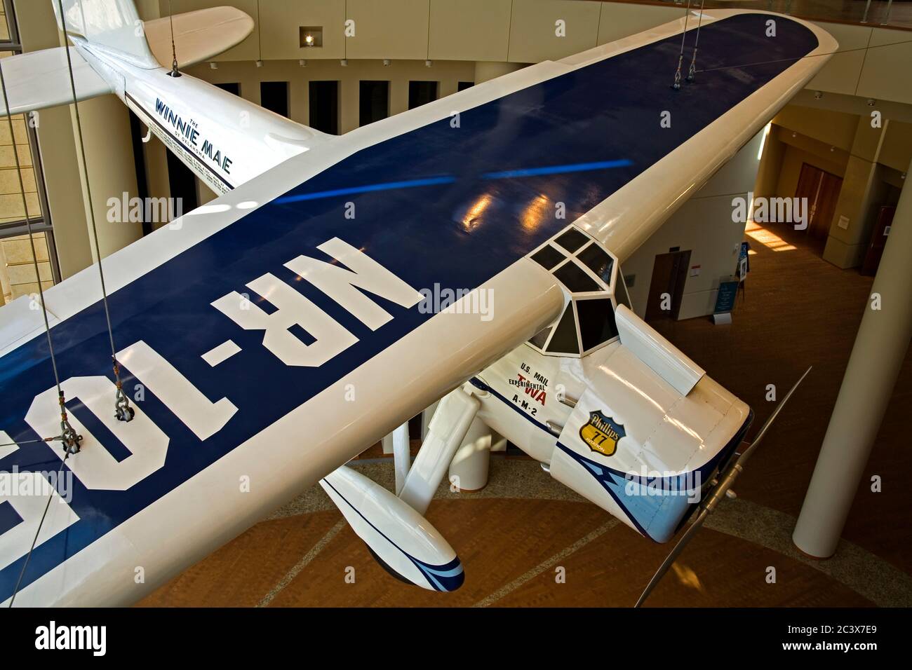 'Minie Mae' Plane, Oklahoma History Center, Oklahoma City, Oklahoma, USA Foto Stock