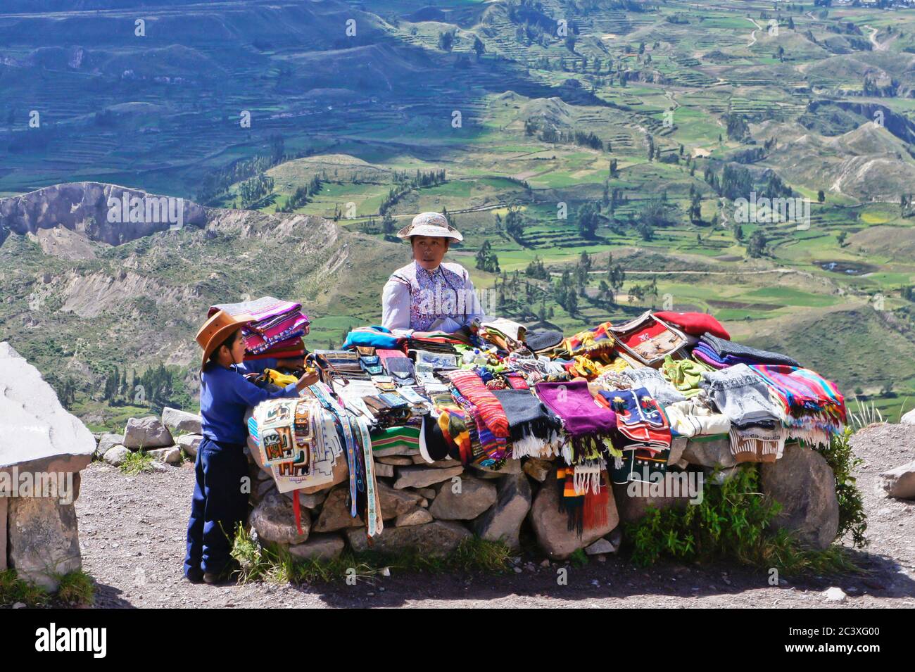 Il Colca Valley, Arequipa, Perù, Sud America Foto Stock