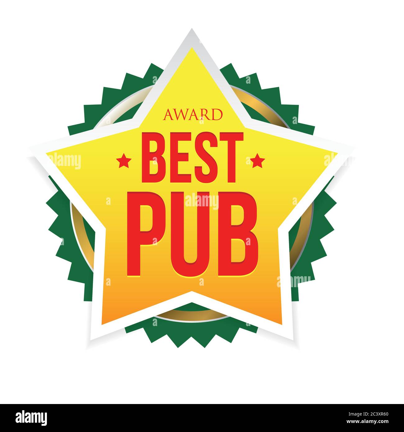 Premio miglior Pub Illustrazione Vettoriale