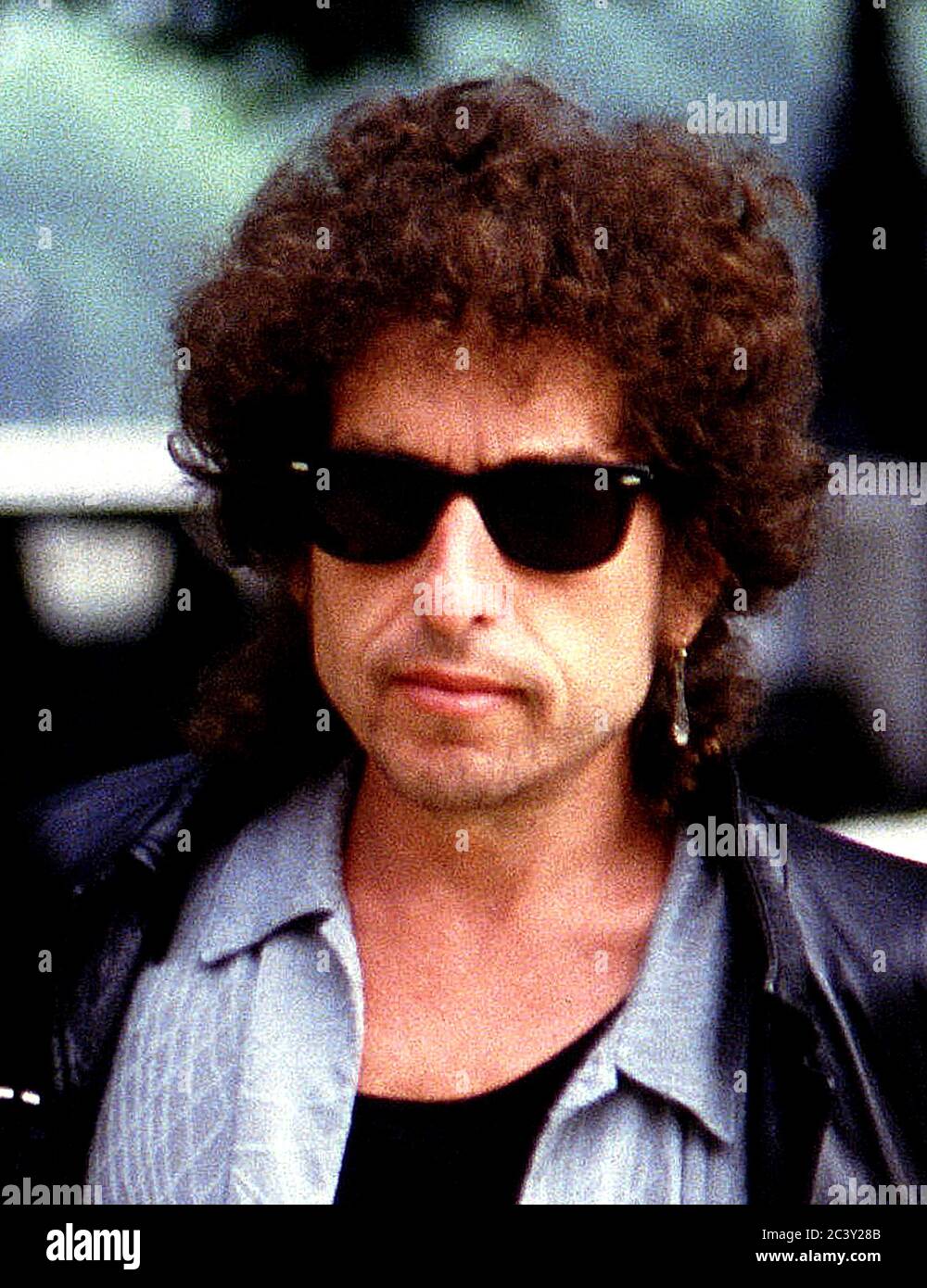 Bob Dylan, Rupert Everett e Fiona al thye cuori di fotocellula Fire a Londra 1987 Foto Stock